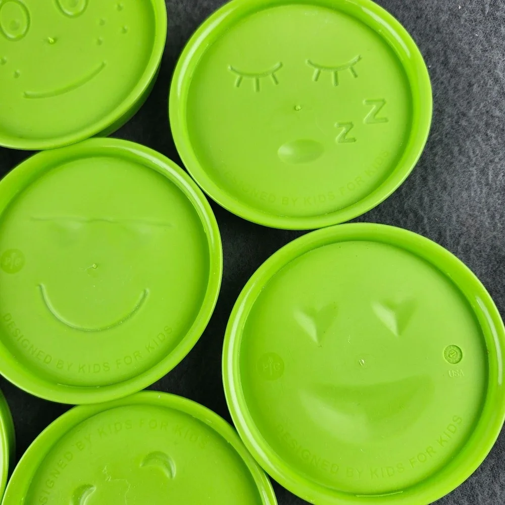 Pampered Chef Set of 7‎ Green Round 3.5
